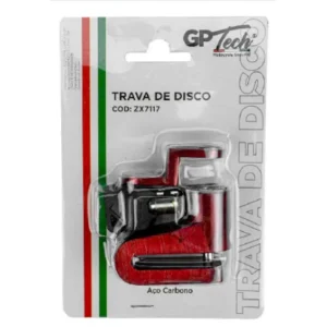 TRAVA DE DISCO GP TECH PEQUENA (ZX7117) - VERMELHA