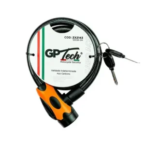 TRAVA GP TECH C/CABO ESPIRAL (ZX2143) - PRETA (12X120 CM - 1.20M)