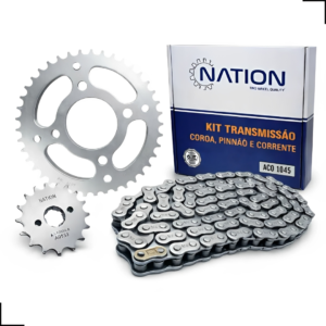 KIT DE TRANSMISSÃO E RELAÇÃO COMPLETO NATION (S/RETENTOR)