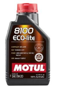 ÓLEO MOTUL (100% SINTÉTICO) - 8100 ECO-LITE 0W20 1L