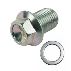 PARAFUSO BUJAO DE OLEO CÔNICO (12/13MM - C/ARRUELA)