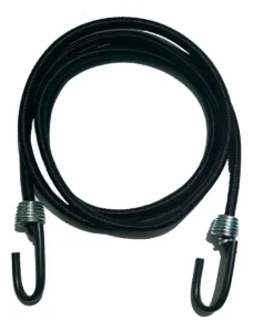 ELÁSTICO 1,50 M - COM GARRA DE FERRO (PRETO)
