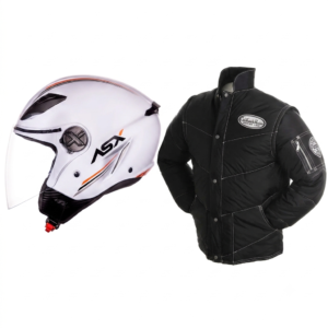 KIT: CAPACETE ASX ABERTO + CALIFORNIA REFLETIVA