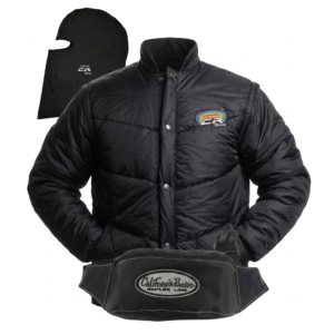 KIT CALIFORNIA: JAQUETA TRADICIONAL + POCHETE + BALACLAVA